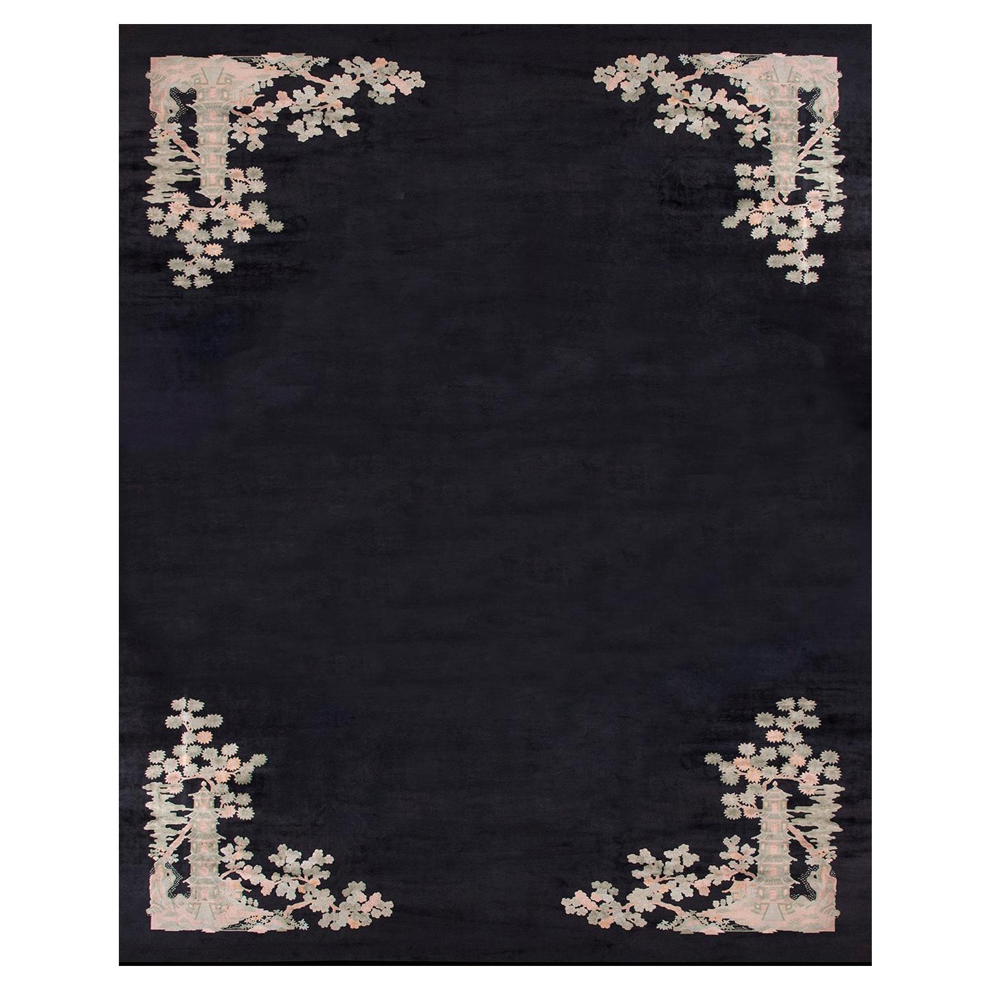 1920s Chinese Art Deco Carpet by Fette - Li Workshop (17'3" x 23'3" - 526 x 709) For Sale