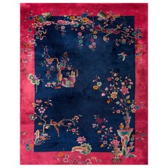 1920s Chinese Art Deco Carpet ( 9'3" x 11'8" - 282 x 396 )