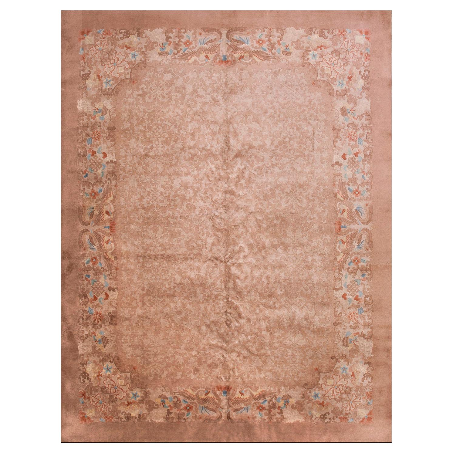 1920s  Chinese Art Deco Carpet ( 9' x 11'10" - 275 x 360 ) For Sale