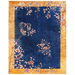Antique 1920s Chinese Art Deco Carpet ( 8'10" x 11'4" - 270 x 345 )