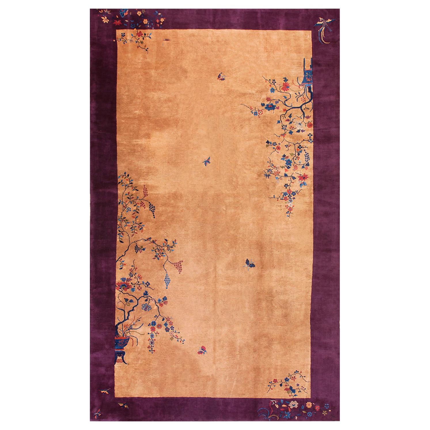 Tapis chinois Art Déco des années 1920 ( 9'10" x 17' - 300 x 520 )