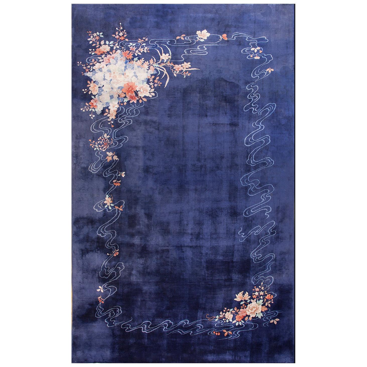 1920s Antique Chinese Art Deco Carpet ( 11' x 17' 10" - 335 x 543 cm ) For Sale