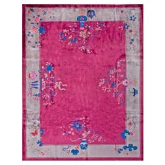 Antique Chinese Art Deco Rug