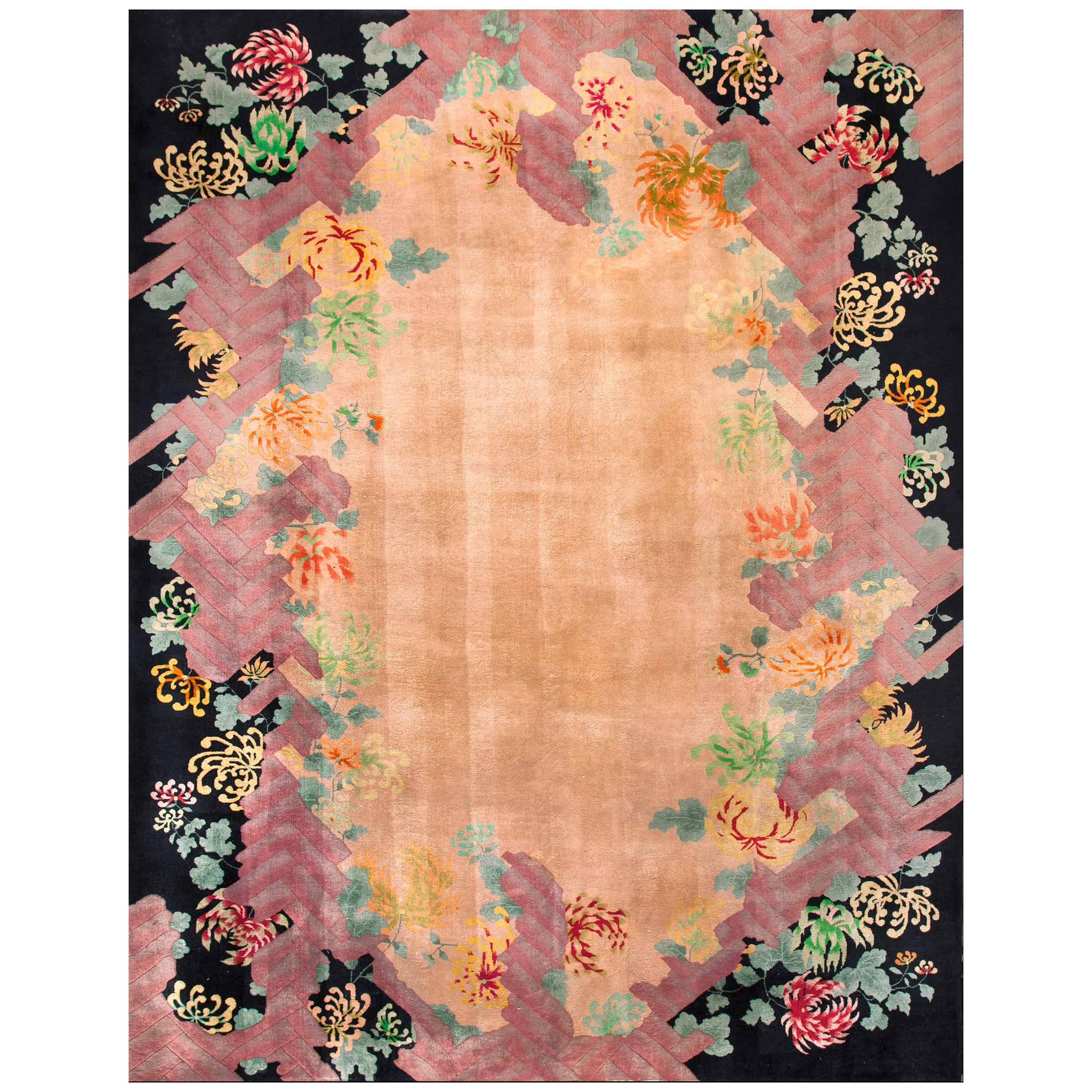 1920s Chinese Art Deco Carpet by Nichols Workshop