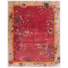 Antique Chinese Art Deco Rug