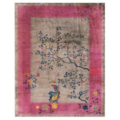 Tapis chinois Art Déco des années 1920 ( 8'10" x 11'3" - 270 x 345 )