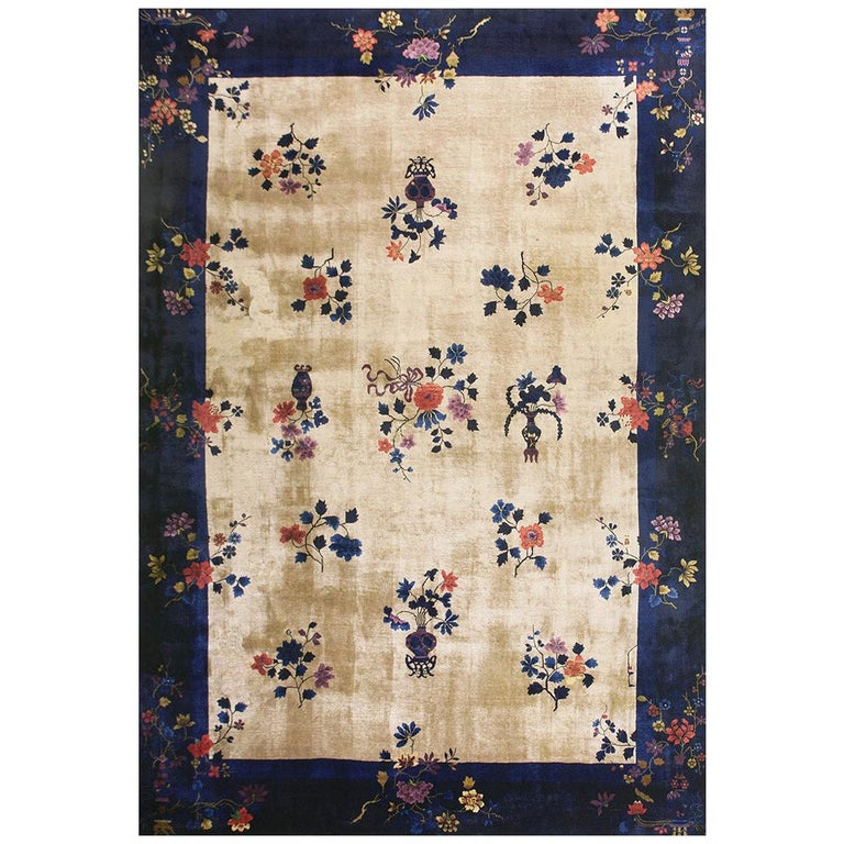 Chinese Art Deco rug, 1920, offered by Antique Rug Studio