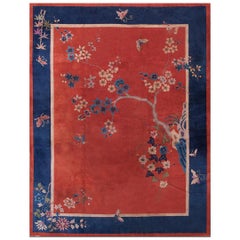 Antiker chinesischer, Art Deco Teppich