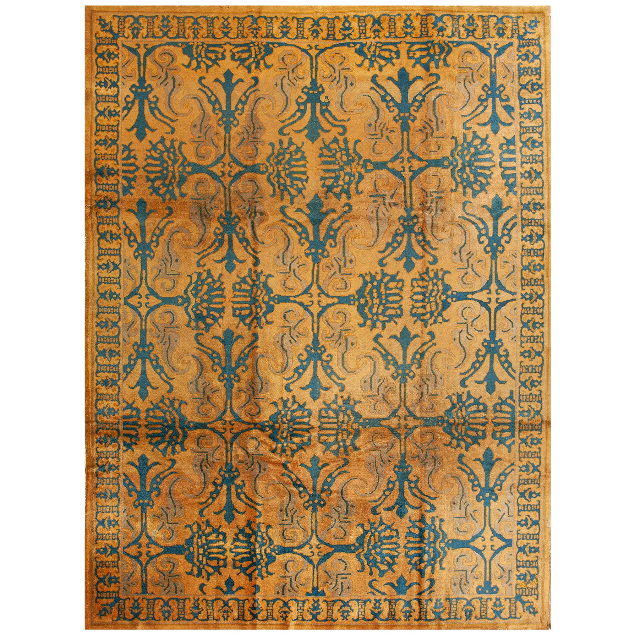 1920s Chinese Art Deco Carpet ( 9' x 11'10" - 275 x 360 ) 