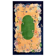 Chinesischer Art-Déco-Teppich aus den 1920er Jahren ( 4' x 6'10" - 122 x 208)