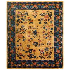 Chinesischer Art-déco-Teppich aus den 1920er Jahren ( 13' x 15'6" - 395 x 475 cm) 
