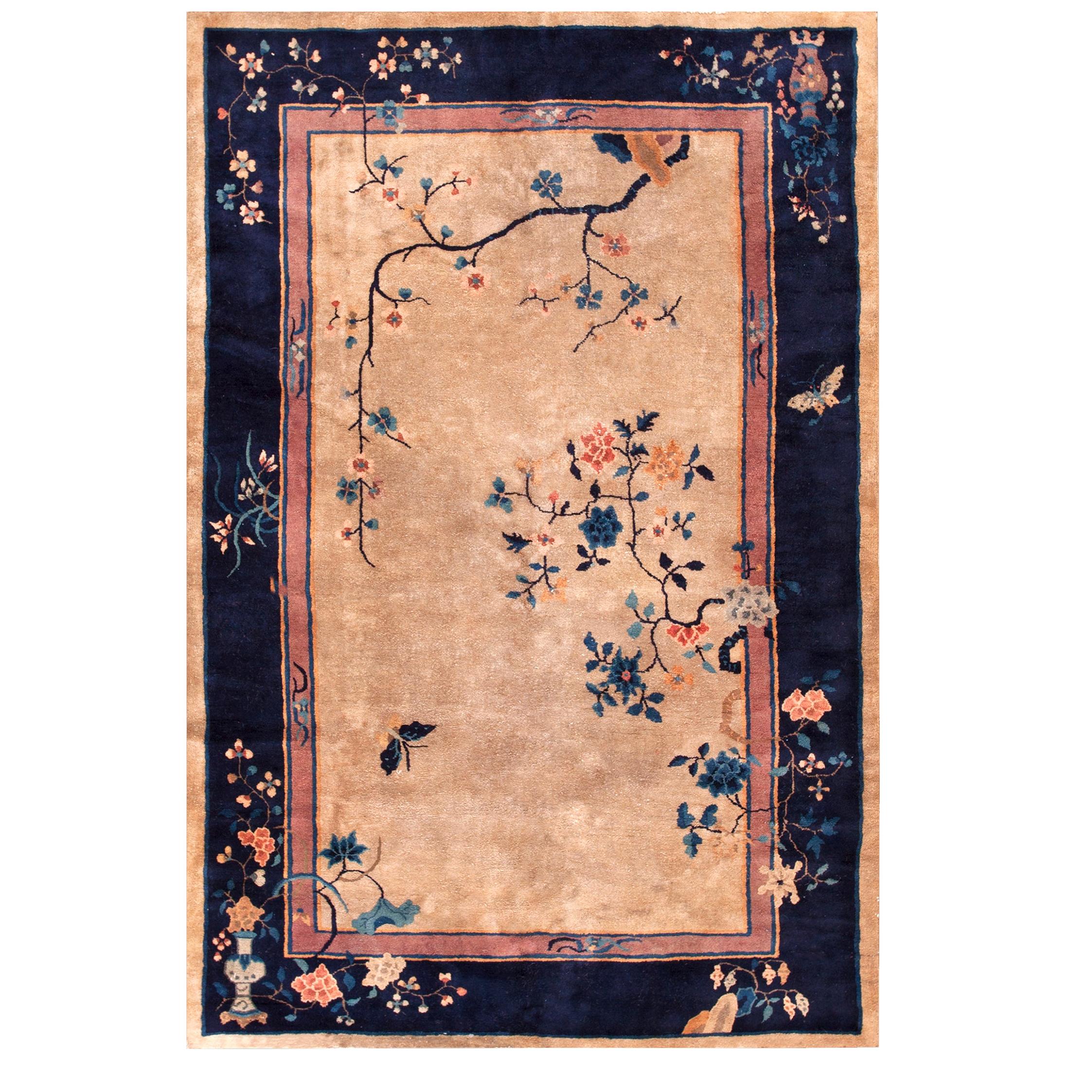 1920s Chinese Art Deco Carpet ( 5' x 7'8" - 152 x 233 cm ) For Sale