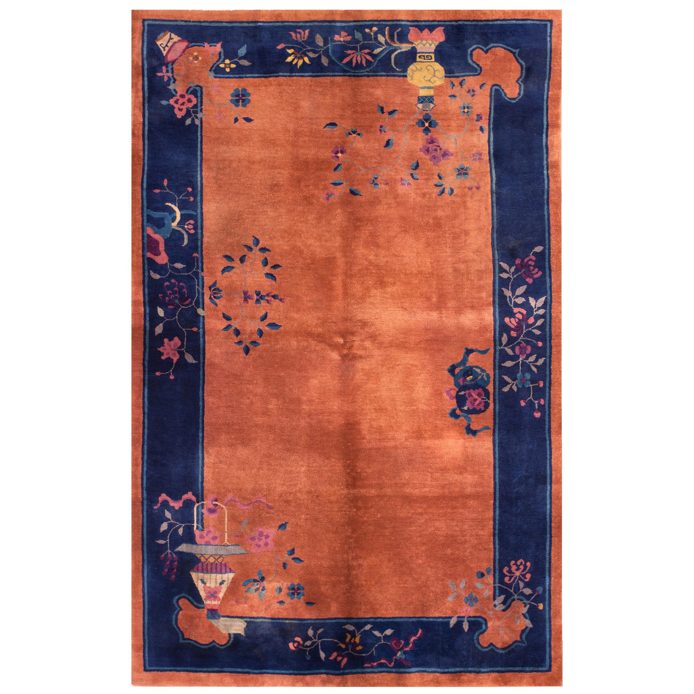 1920s  Chinese Art Deco Carpet ( 5' x 7' 10" - 150 x 240 cm ) For Sale