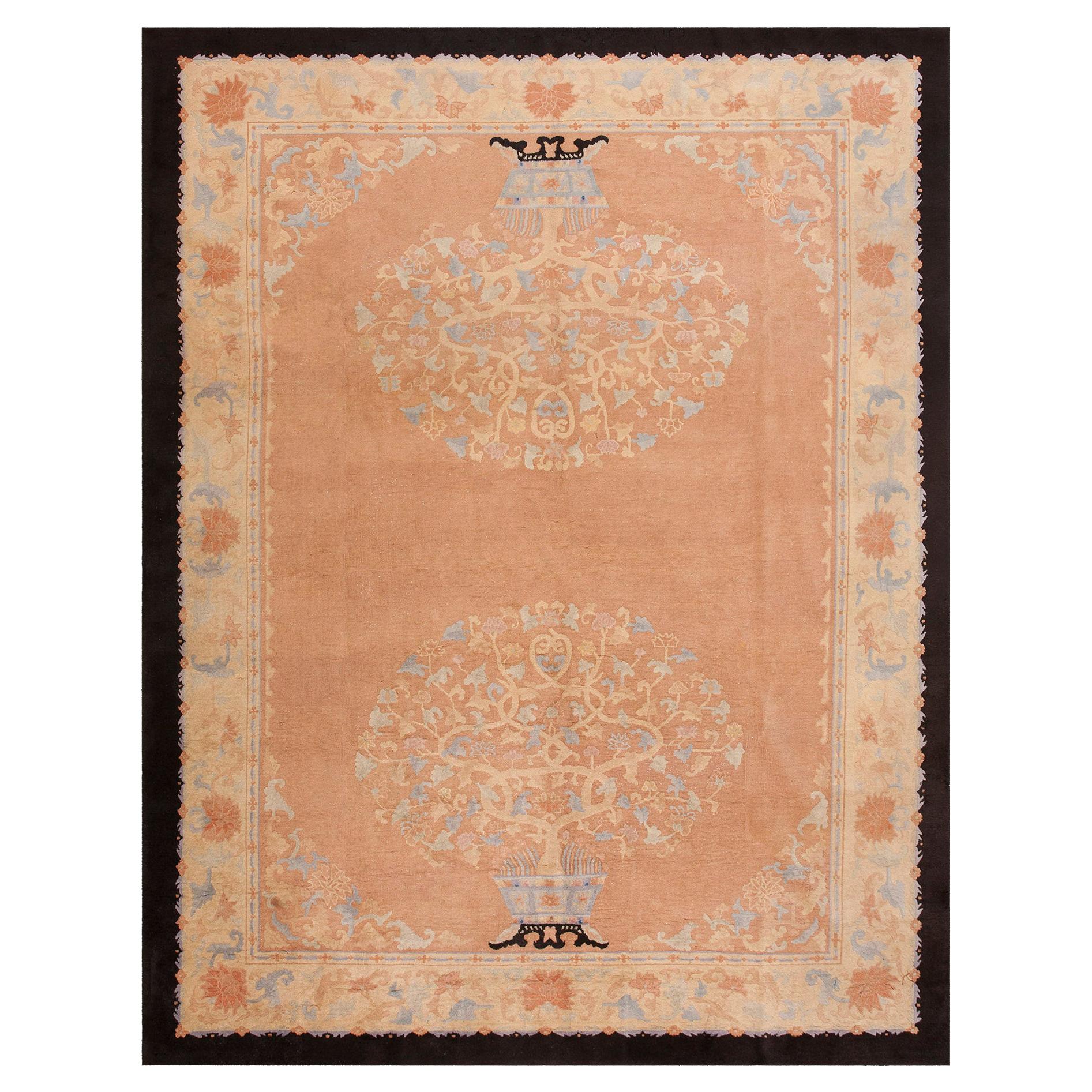 Chinesischer Art-Déco-Teppich aus den 1920er Jahren ( 9' x 11' 6"" - 275 x 350 cm)