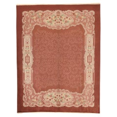 Antique Chinese Art Deco Rug, French European Meets Chinoiserie Chic