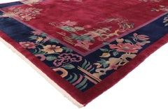 The Imperial Reverie: Antique Chinese Art Deco Masterpiece of Symbol & Serenity