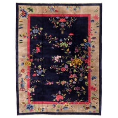 Antique Chinese Art Deco Rug Inspired by Walter Nichols with Jazz Age Style