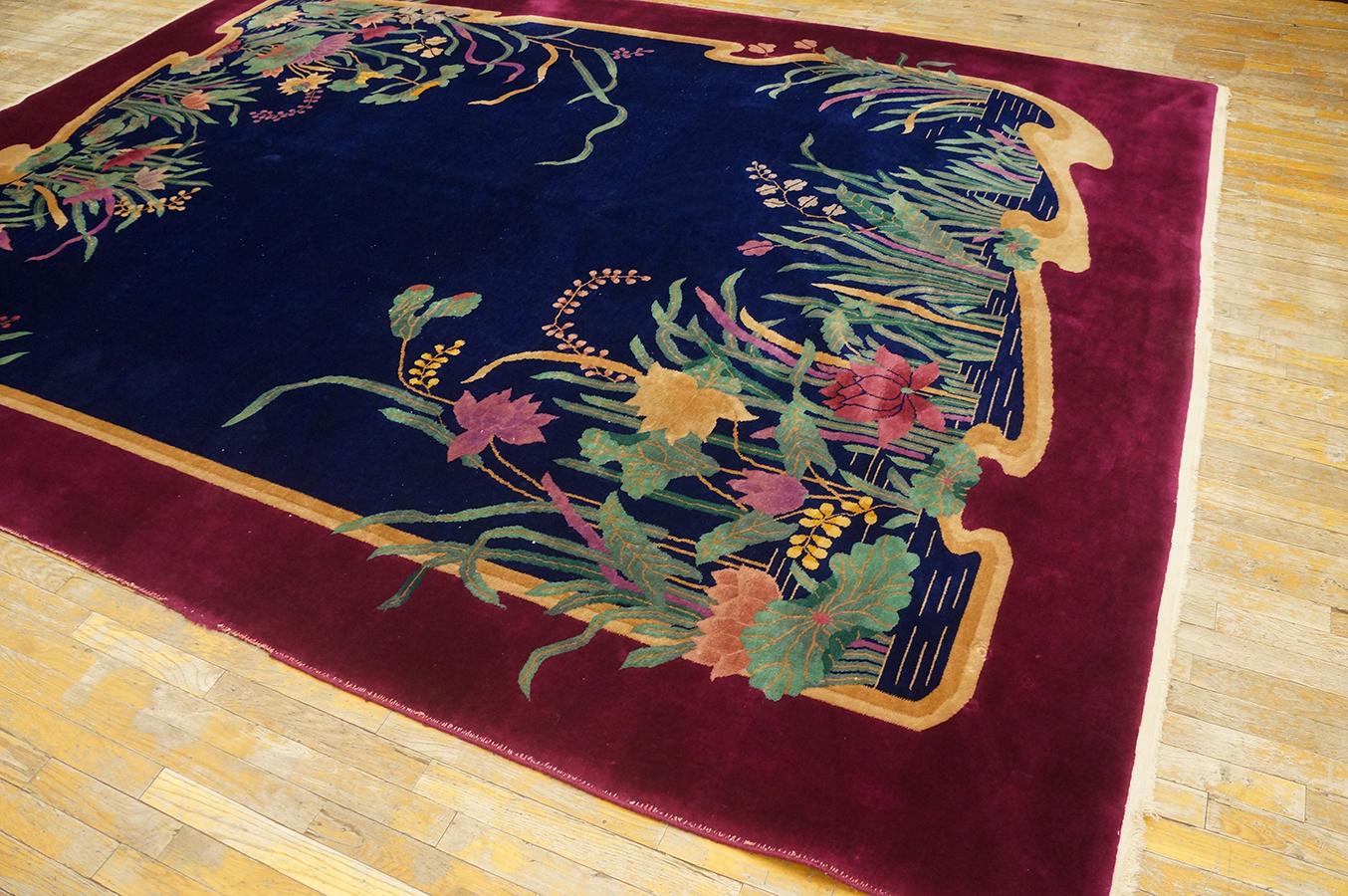 1920s Chinese Art Deco Carpet ( 8' 9