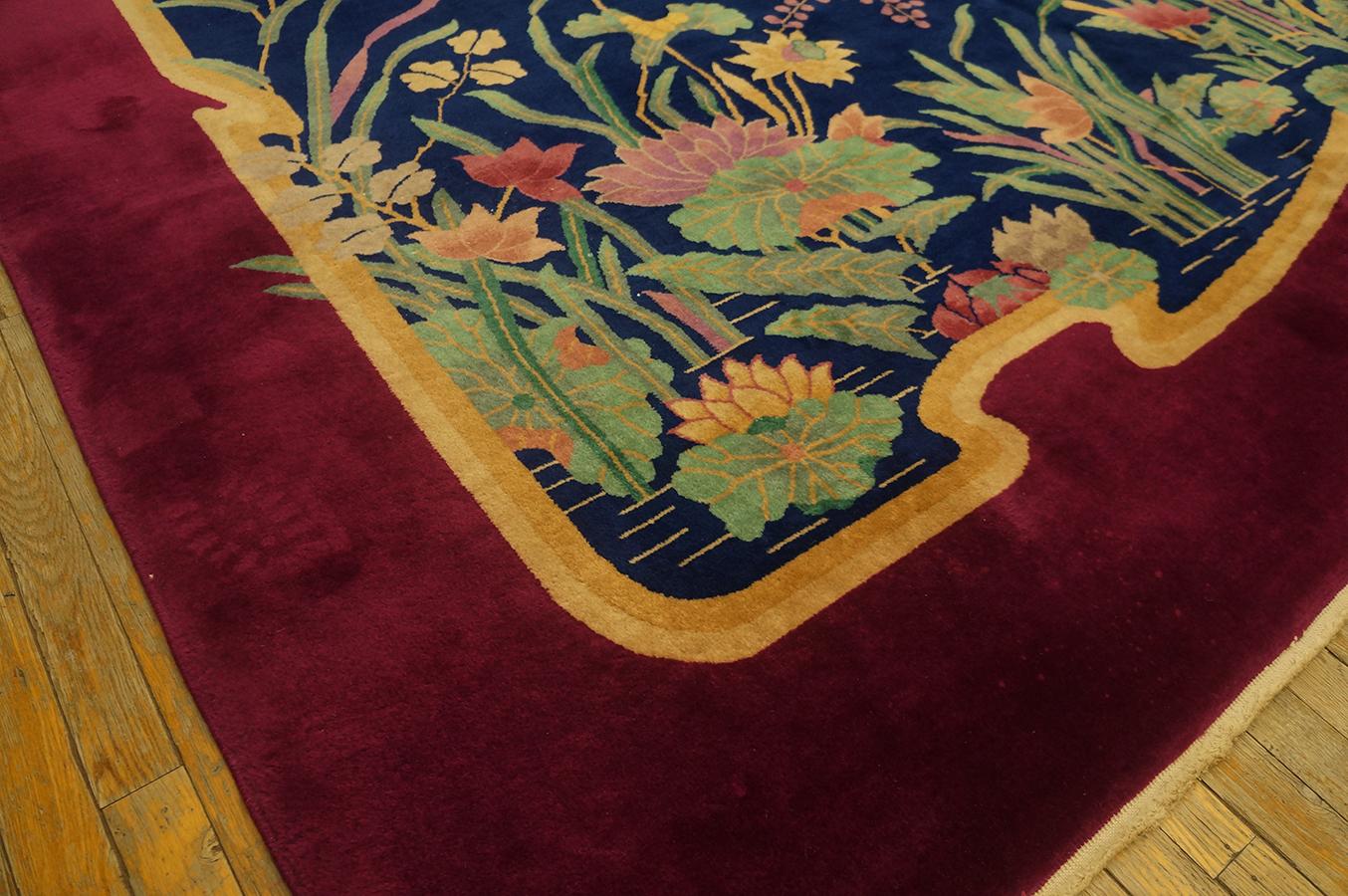 1920s Chinese Art Deco Carpet ( 8' 9