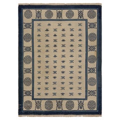 Antique Chinese Art Deco Rug with Pictorials and Floral Pattern from Rug & Kilim