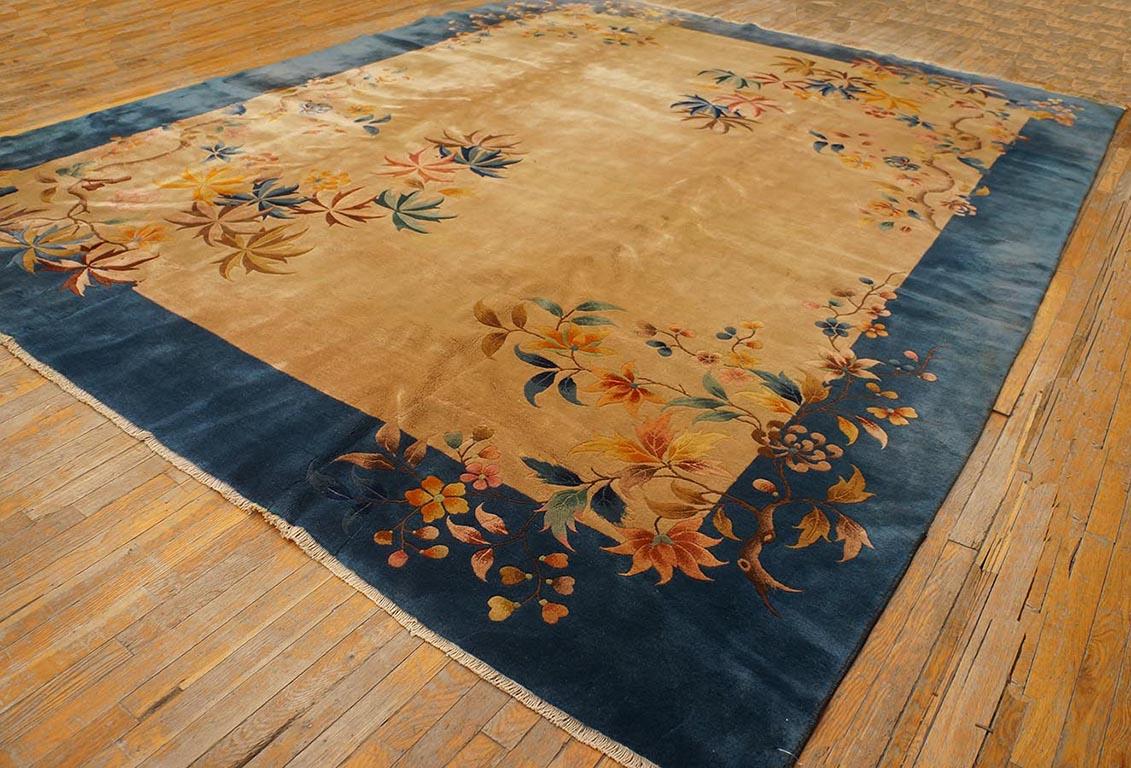 Antique Chinese - Art Deco rugs, size: 10' 9'' x 13' 4''.