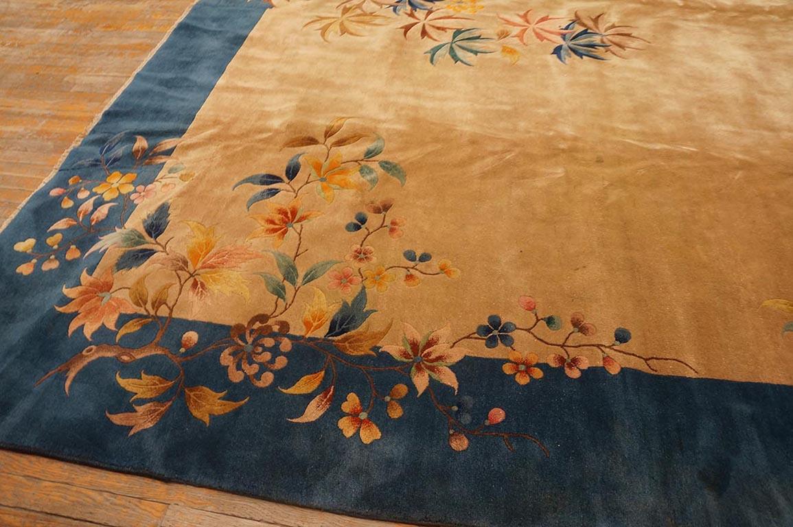 Wool Antique  Chinese, Art Deco Rug 10' 9