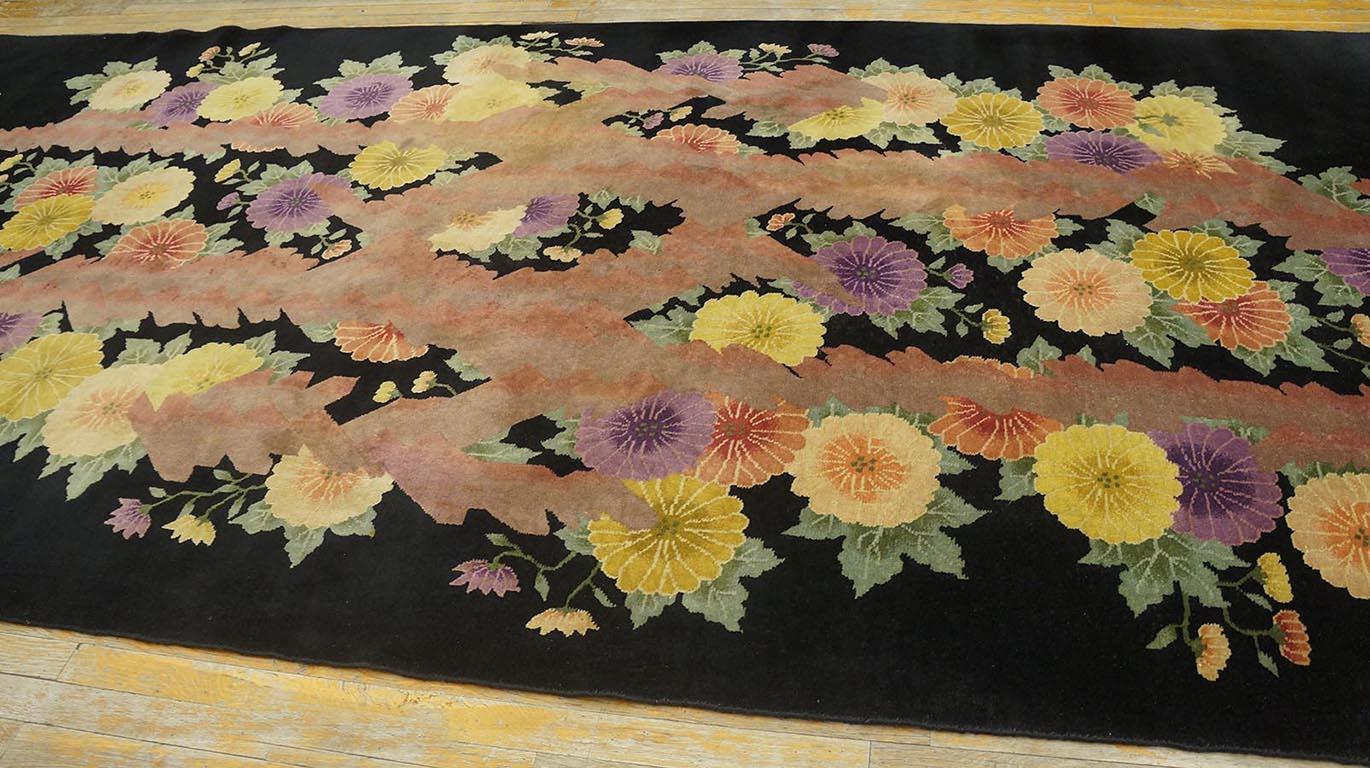 Early 20th Century 1920s Chinese Art Deco Carpet By Nichols Workshop ( 5' 9
