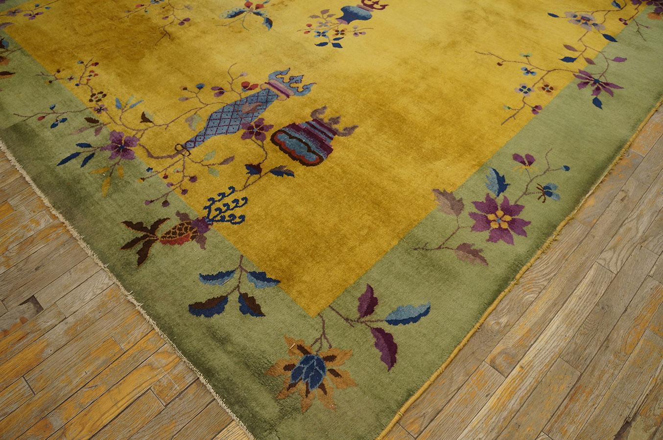 1920s Chinese Art Deco Carpet ( 8' x 9' 6