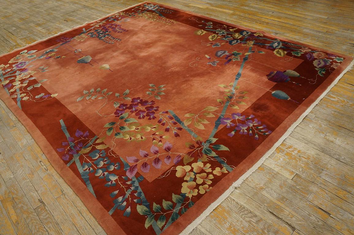 Hand-Knotted Antique Chinese, Art Deco Rugs