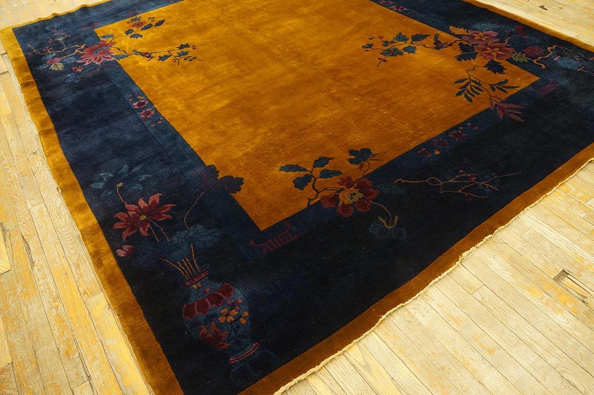 Hand-Knotted Antique Chinese, Art Deco Rug 8' 3