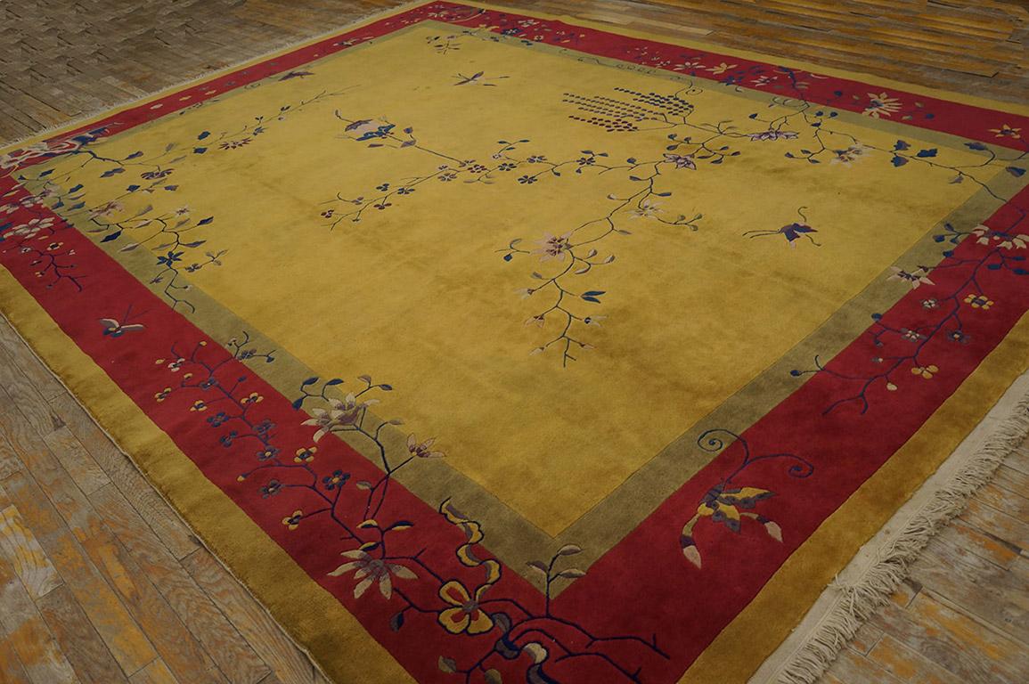 1920s  Chinese Art Deco Carpet ( 9' x 11'6'' - 275 x 350 ) In Good Condition For Sale In New York, NY