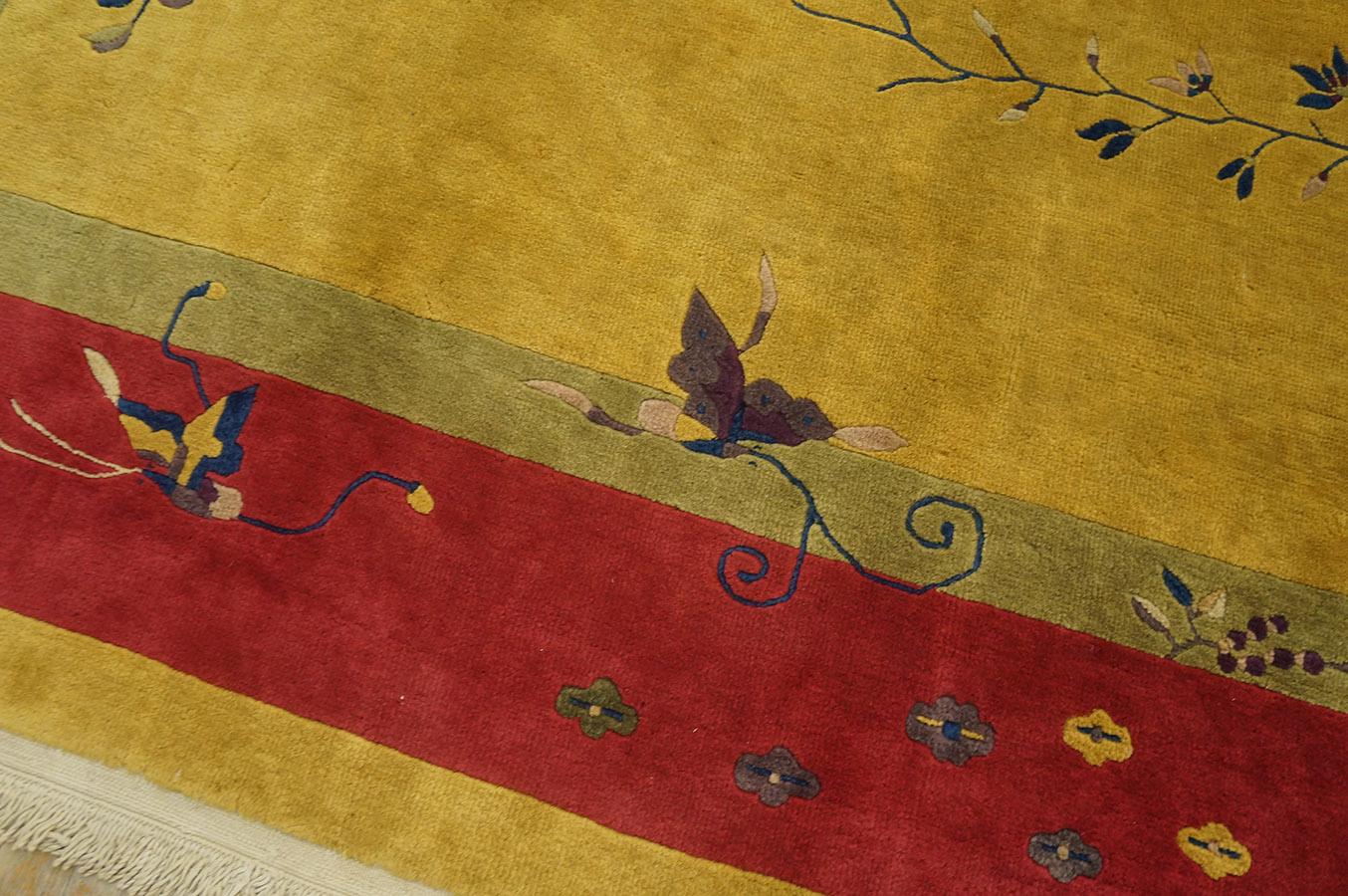 1920s  Chinese Art Deco Carpet ( 9' x 11'6'' - 275 x 350 ) For Sale 2