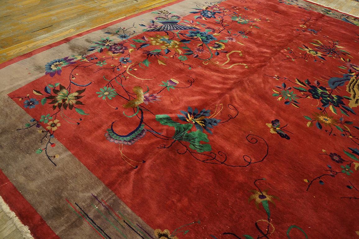 1920s Chinese Art Deco Carpet ( 9' X 13'9