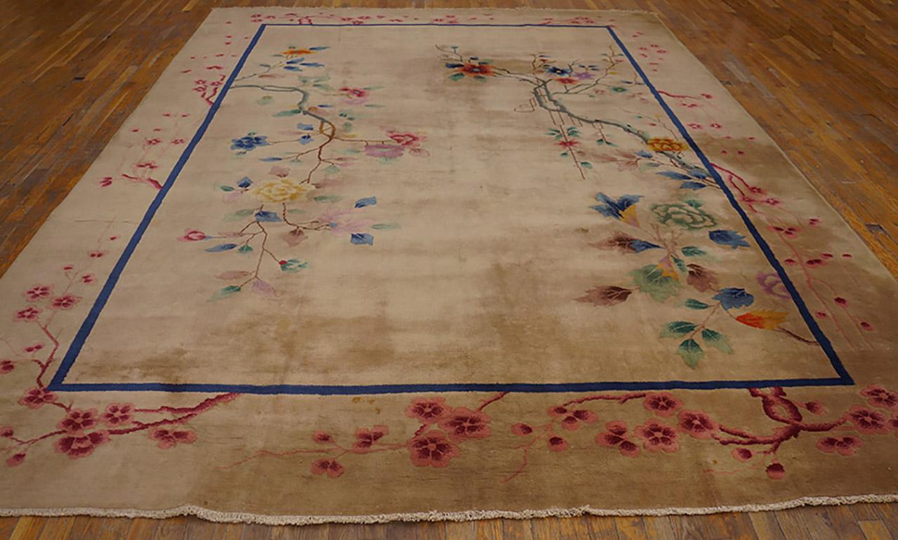 Hand-Knotted Antique Chinese Art Deco Rugs