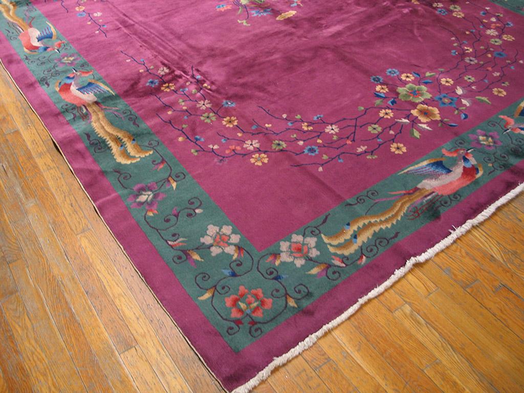 Antique Chinese Art Deco Rugs  In Good Condition For Sale In New York, NY