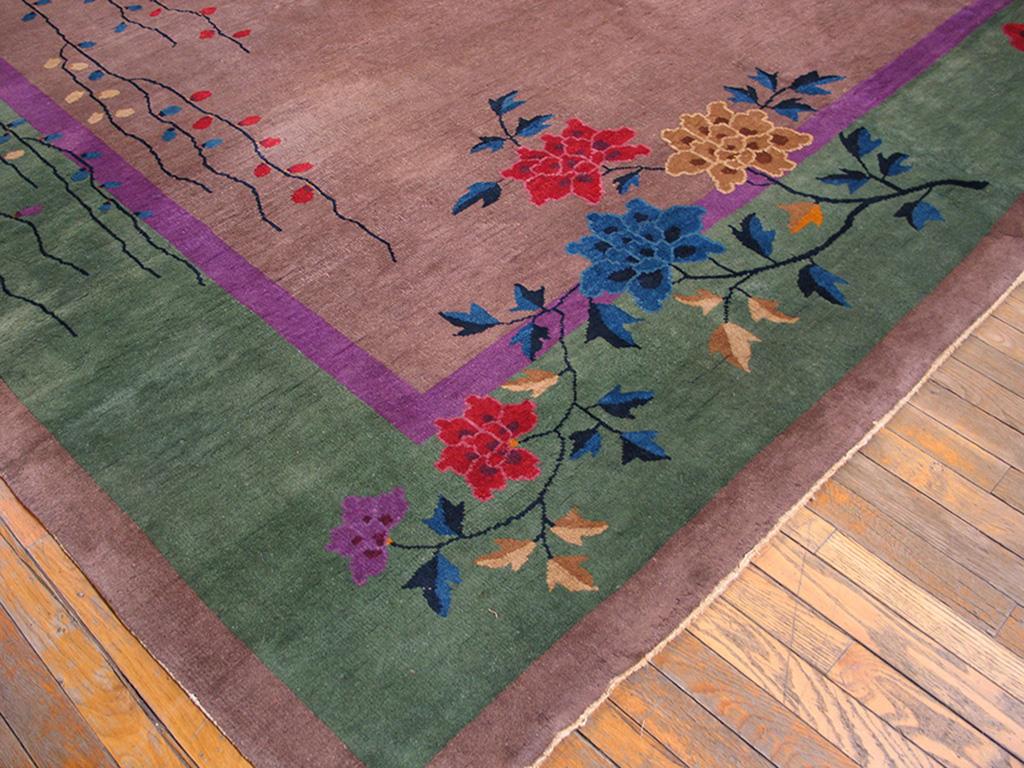 Antique Chinese Art Deco Rugs In Good Condition In New York, NY