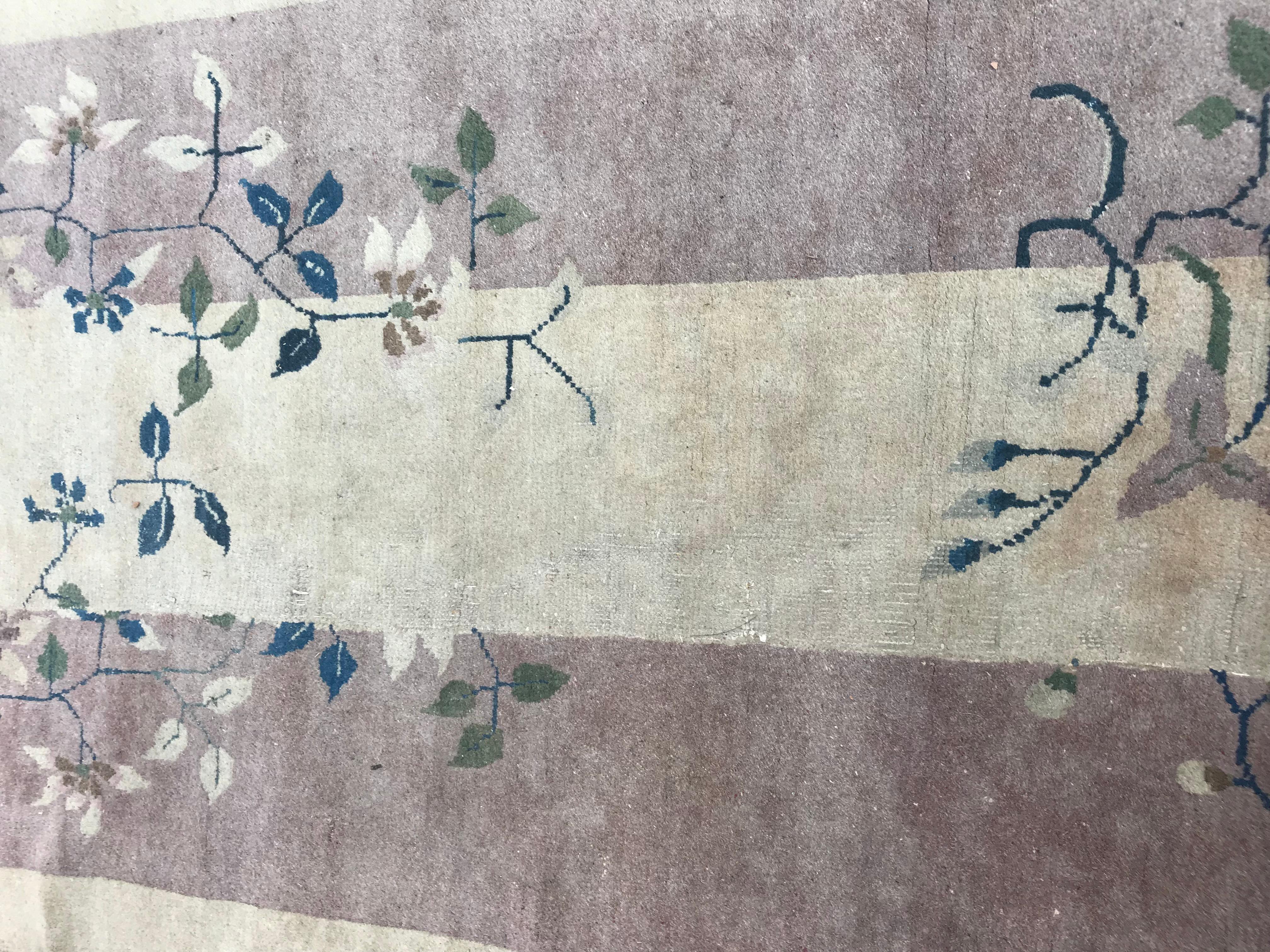 20th Century Antique Chinese Art Deco Runner