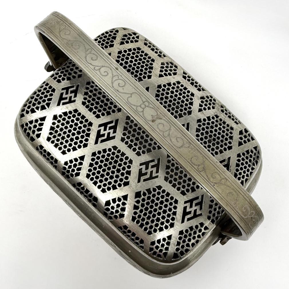 Antique Chinese Bai-tong Hand Warmer For Sale 4