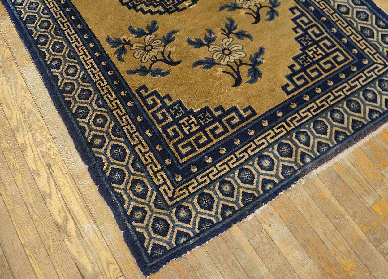 Antique Chinese Bao Tou Rug 4' 0'' x 6' 2'' For Sale 2