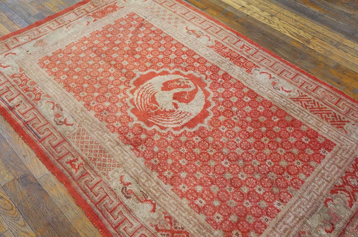 Antique Chinese - Bao Tou rug, size: 4'4
