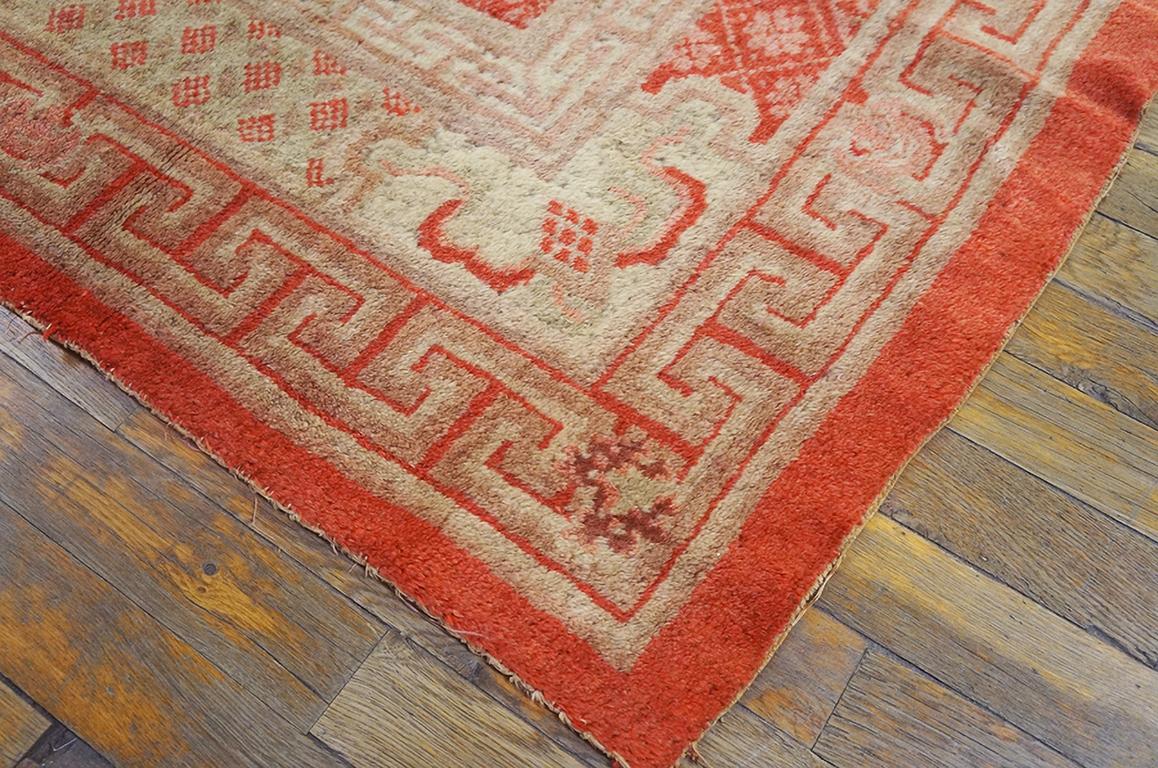 Hand-Knotted Antique Chinese, Bao Tou Rug For Sale