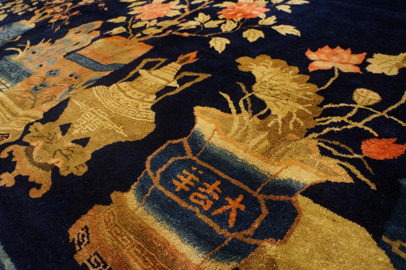 Early 20th Century Chinese Baotou Carpet ( 6' 3