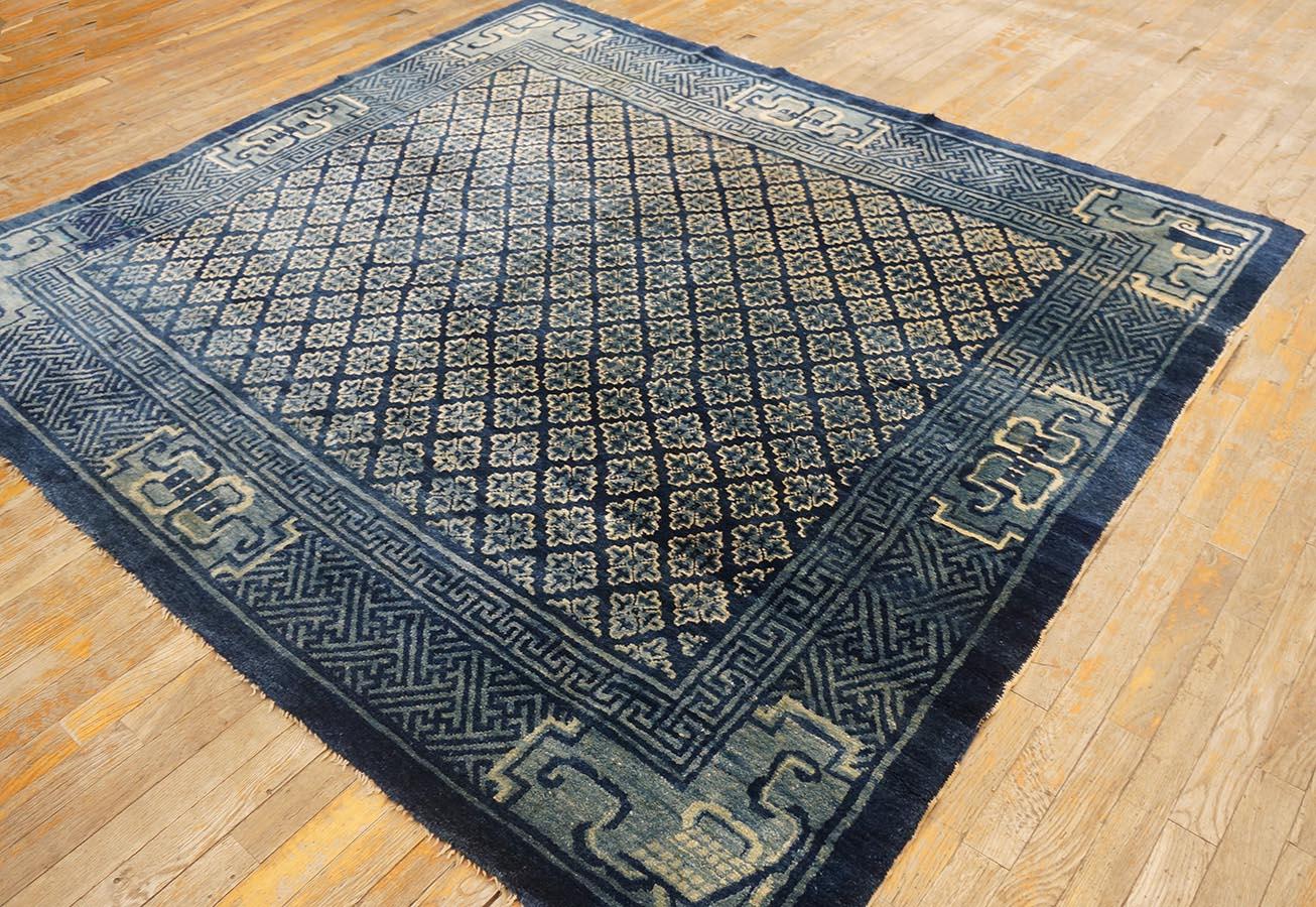 Hand-Knotted Antique Chinese, Bao Tou Rug 6' 2