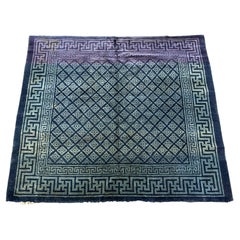 Tapis chinois ancien de Baotau, vers 1900