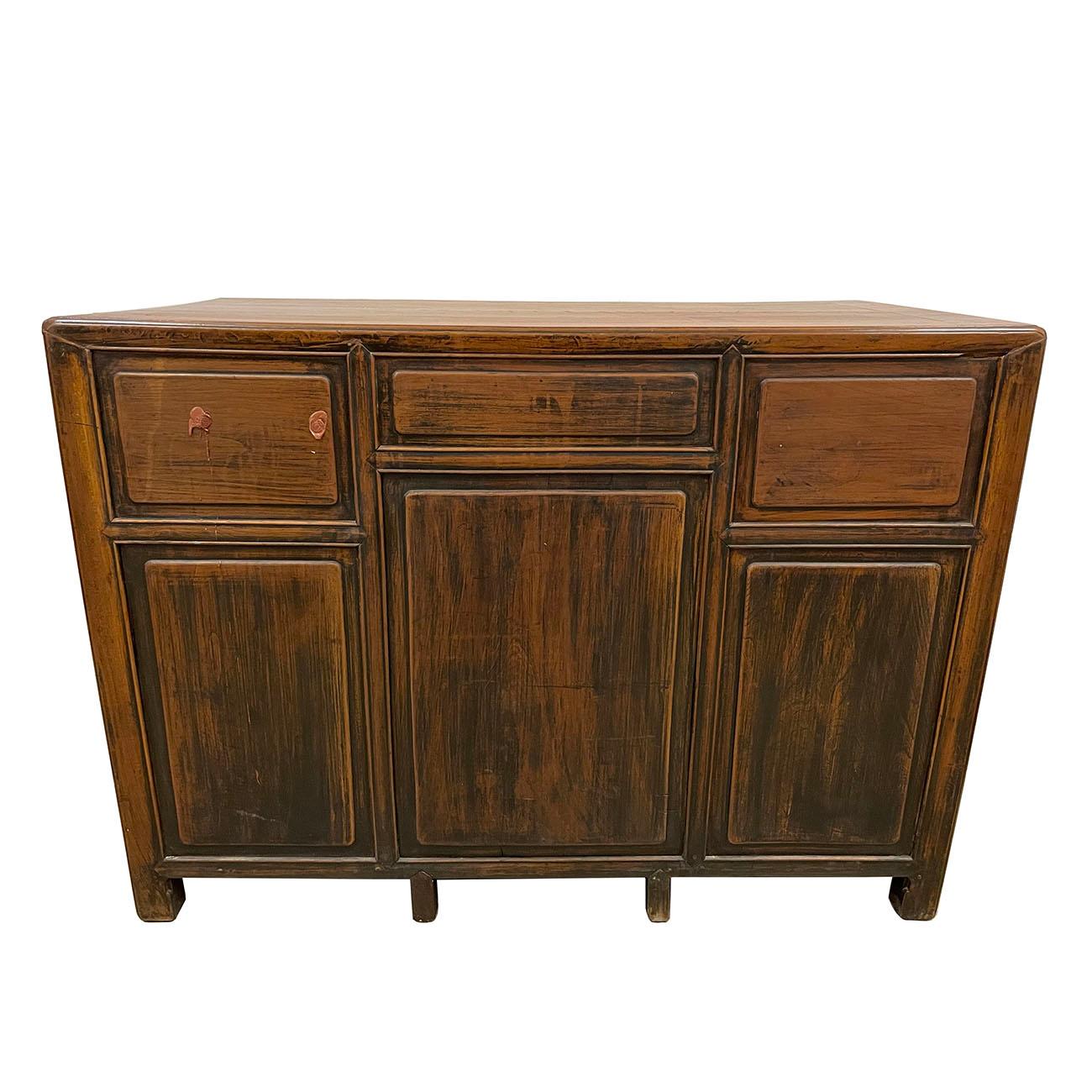 Antique, Chinese Beech Wood Writing Desk, Vanity For Sale 5
