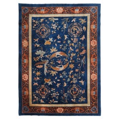 Antique Chinese Beijing Carpet – Late Qing Dynasty, Beijing – Late 19th Century