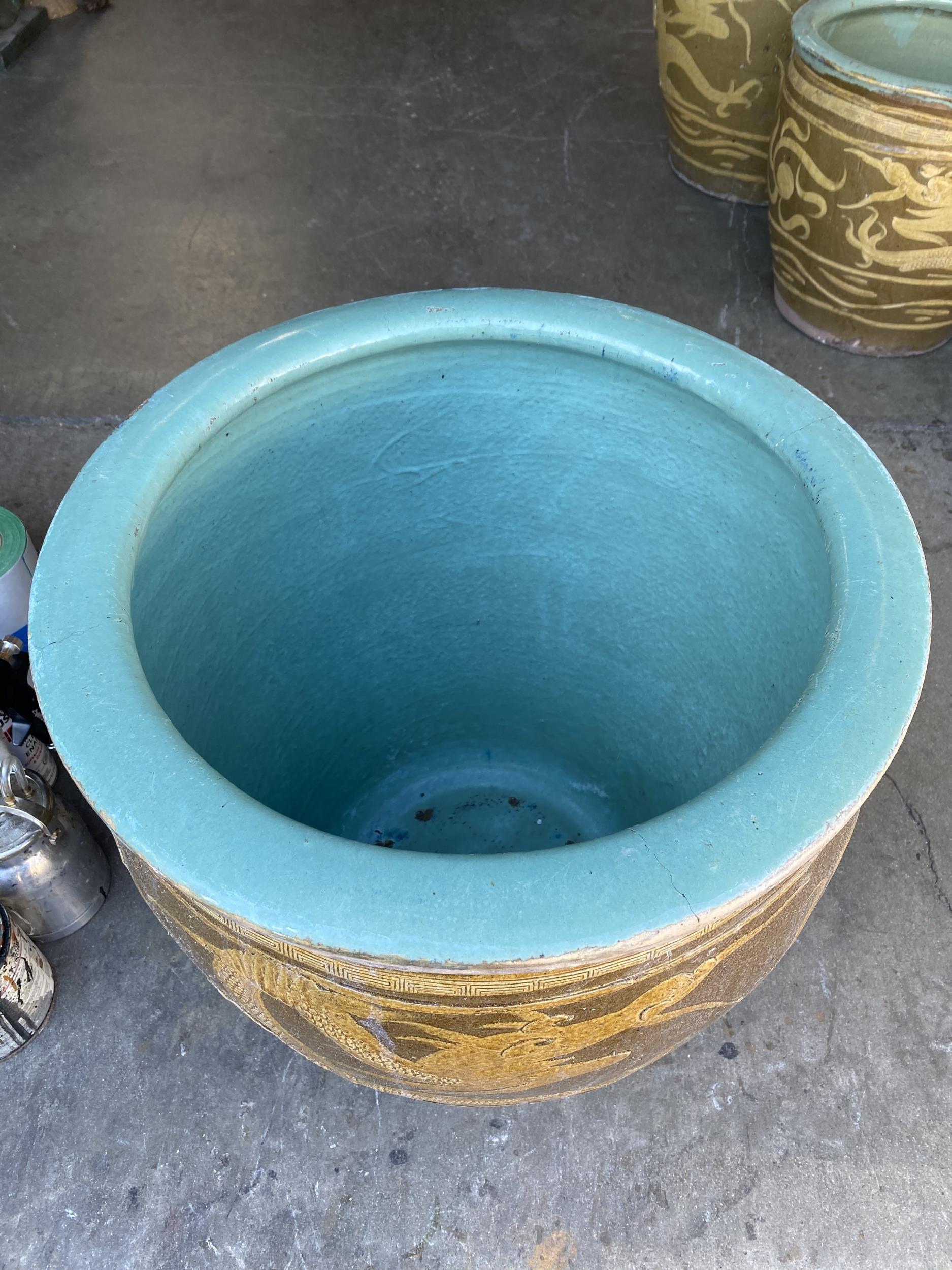 Antique Chinese Black Egg Art Pottery Holder Planter For Sale at 1stDibs chinese egg pot planter