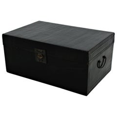 Baúl Chino Lacado Negro