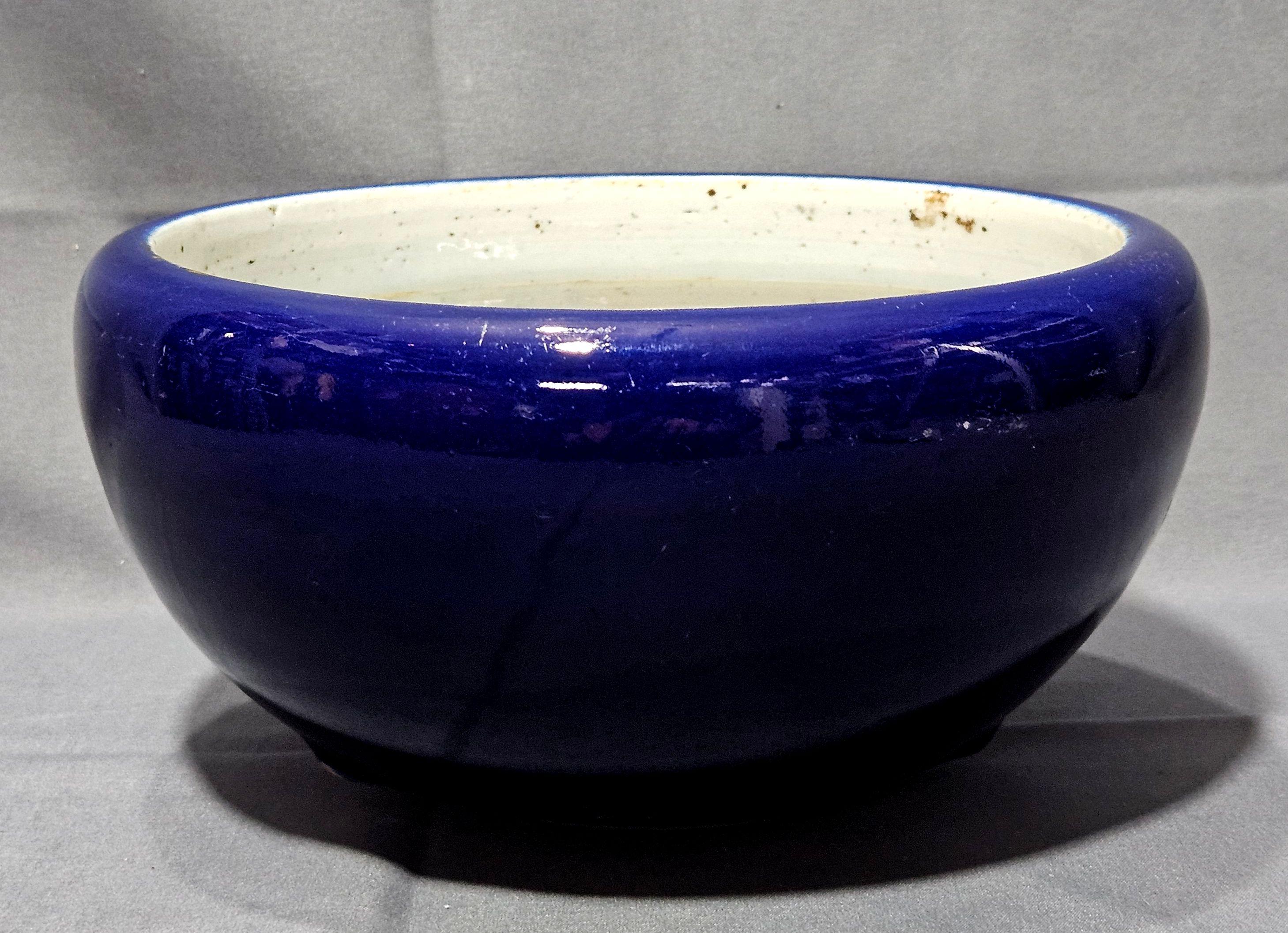 Qing Bol ancien en porcelaine bleue de Chine.  19ème siècle en vente