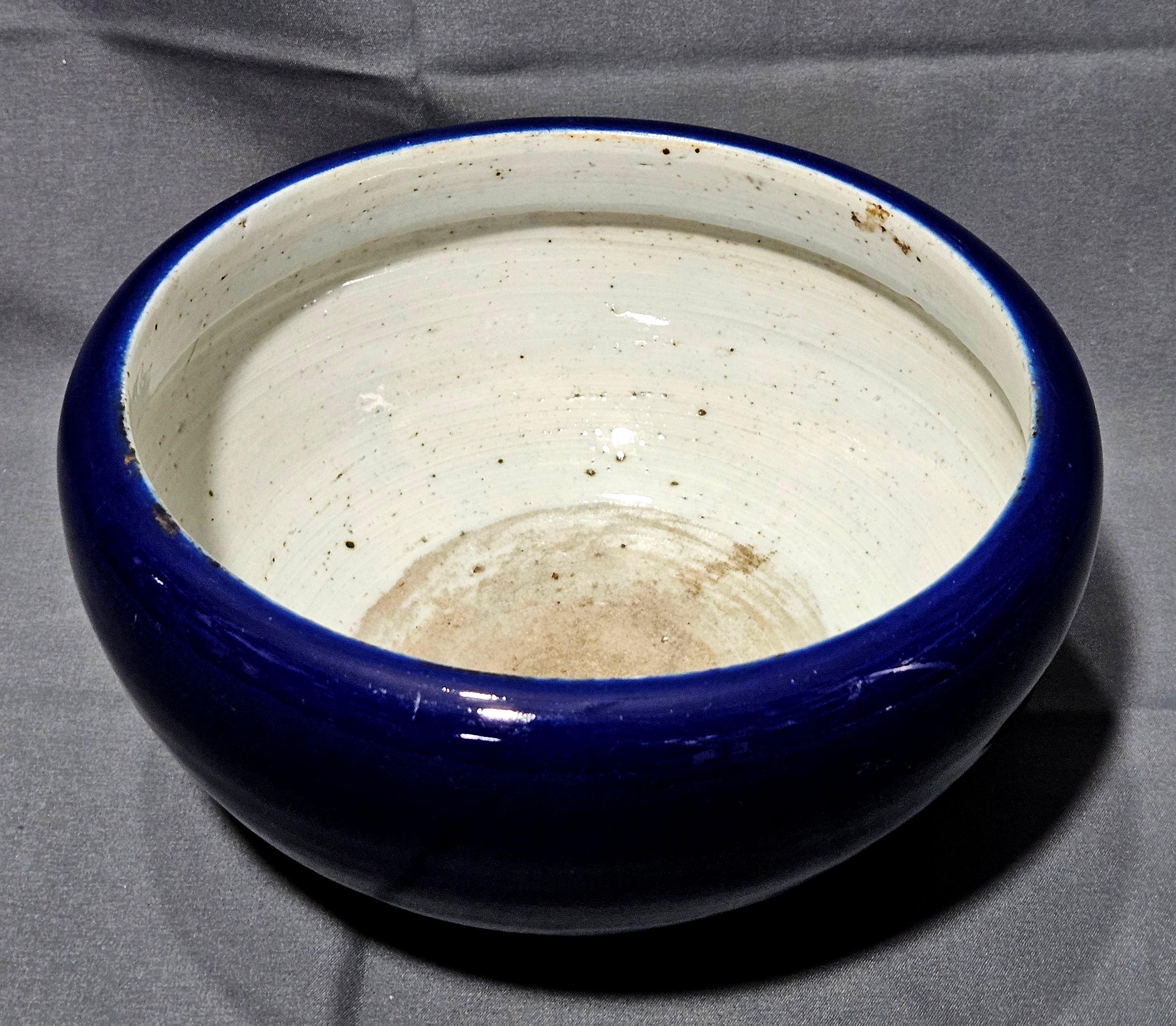 Chinois Bol ancien en porcelaine bleue de Chine.  19ème siècle en vente